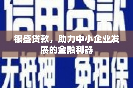 凤凰银盛贷款，助力中小企业发展的金融利器