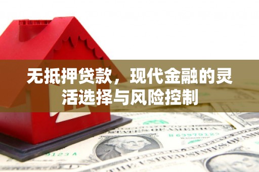 凤凰无抵押贷款，现代金融的灵活选择与风险控制