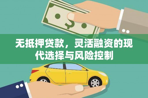 凤凰无抵押贷款，灵活融资的现代选择与风险控制