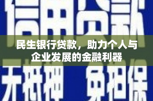 凤凰民生银行贷款，助力个人与企业发展的金融利器