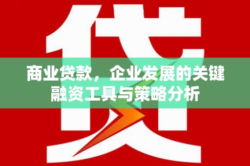 凤凰商业贷款，企业发展的关键融资工具与策略分析