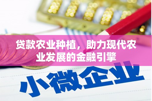 凤凰贷款农业种植，助力现代农业发展的金融引擎