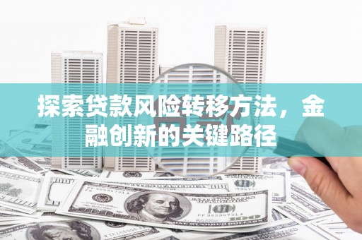 凤凰探索贷款风险转移方法，金融创新的关键路径