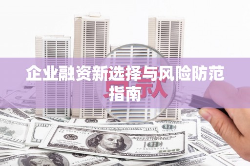 凤凰企业融资新选择与风险防范指南