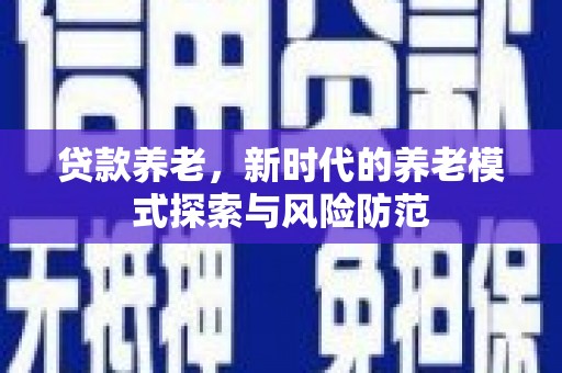 凤凰贷款养老，新时代的养老模式探索与风险防范