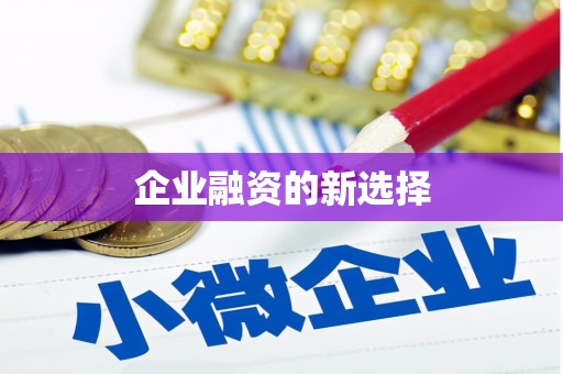 凤凰企业融资的新选择